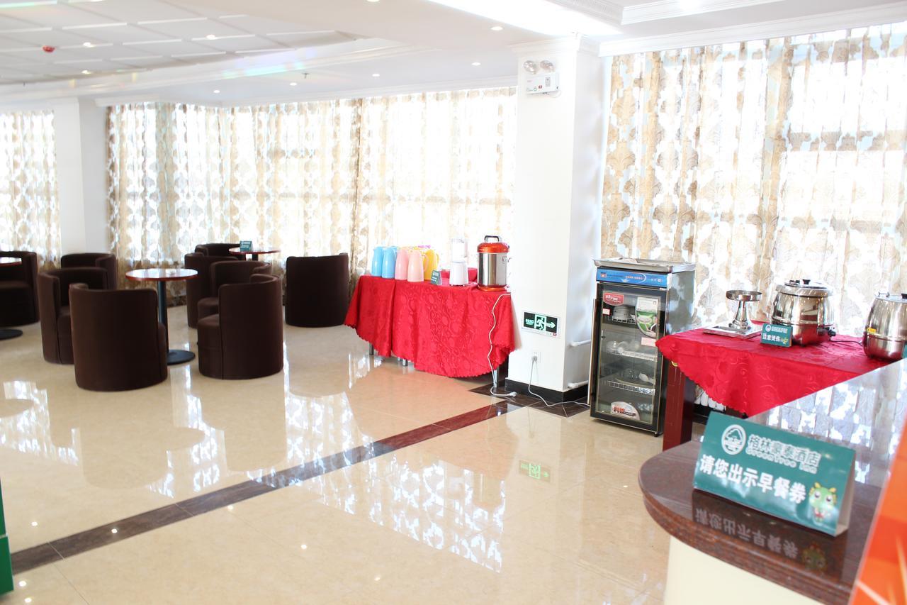 Greentree Inn Shanghai Jiading The South Of F1 Circuit Fangtai Hardware Market Express Hotel Bagian luar foto